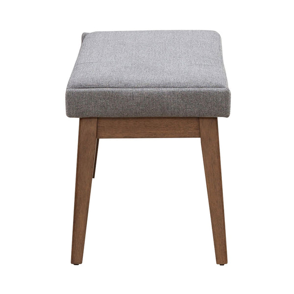 Liberty Furniture Space Savers Satin Walnut Fully Upholstered Dining Bench