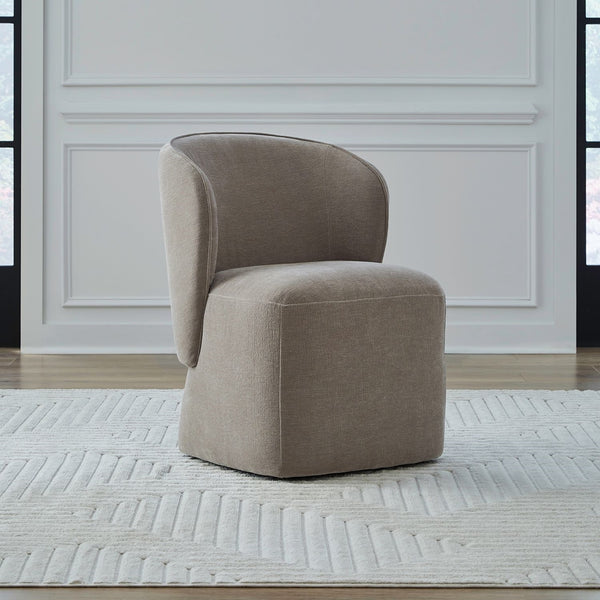 Liberty Furniture Accent Dining Truffle Accent Truffle Upholstered Dining Chair With Casters