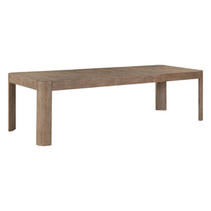 Liberty Furniture South Bend Burnished Clay Rectangular Leg Dining Table with 24-Inch Leaf