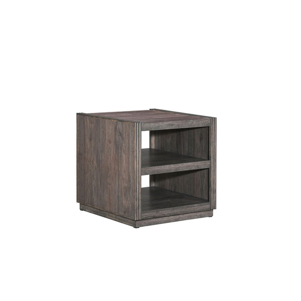 Liberty Furniture Modern Edge Caffe End Table with Plinth Style Base