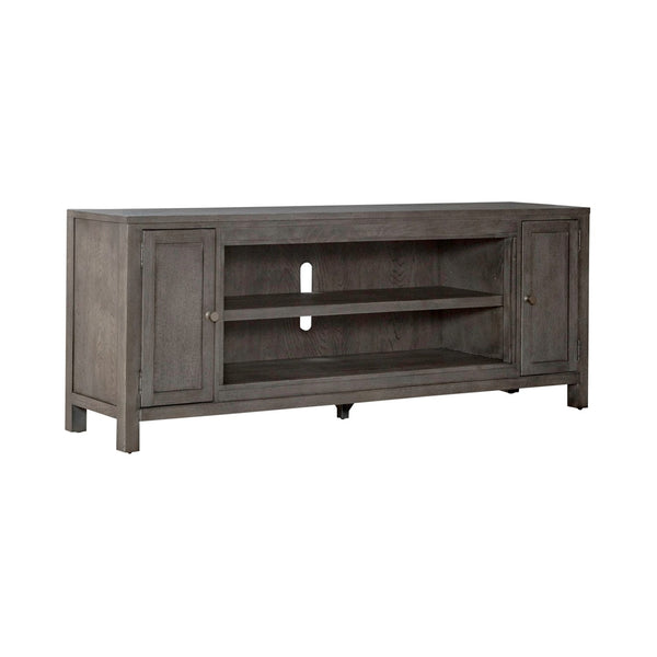 Liberty Furniture Fireplace TV 78-Inch Console with 2 Wood Framed Doors