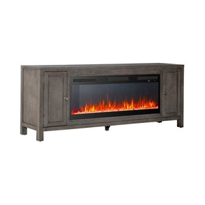 Liberty Furniture Fireplace TV 78-Inch Console & Trend Firebox Insert