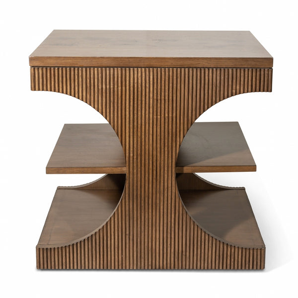 end table - manhattan valley - chestnut