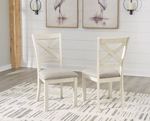 Robbinsdale Upholstered Dining Side Chair Antique White