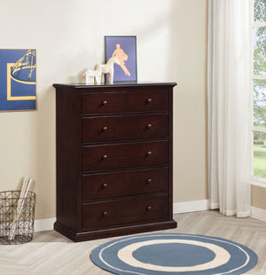 Coaster Sumerlin 6-Drawer Bedroom Chest Of Drawers Cappuccino