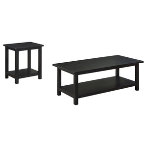 Coaster Payne 2-Piece Coffee & End Table Set Distressed Java