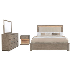 Coaster Kenora 4-Piece California King Bedroom Set Barley Brown