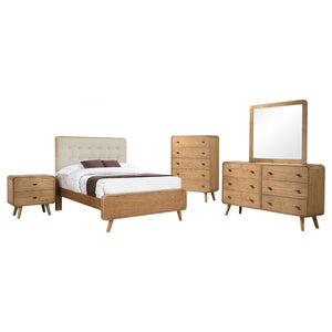 Coaster Robyn 5-Piece Full Bedroom Set Light Ash
