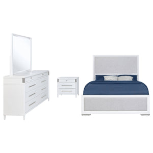 Coaster Gracemont 4-Piece King Bedroom Set White