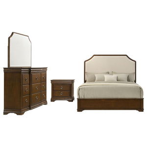 Coaster Garland 4-Piece Queen Bedroom Set Brown Cherry