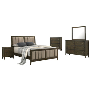 Coaster Wilkes 5-Piece Queen Bedroom Set Dark Cocoa