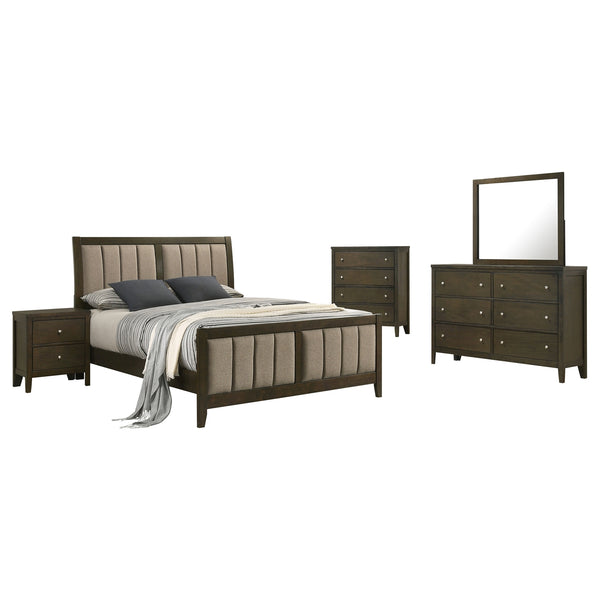 Coaster Wilkes 5-Piece Queen Bedroom Set Dark Cocoa