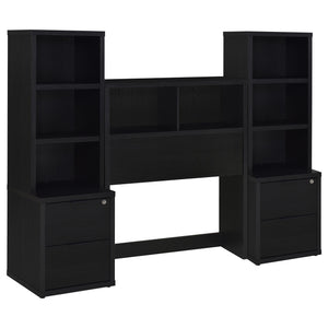 Coaster Westpark 3-Piece Twin Bedroom Set Bookcase Headboard Black