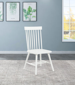 Coaster Andrews Windsor Spindle Back Dining Side Chair White