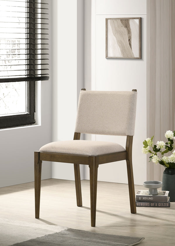 Coaster Ottowa Upholstered Dining Side Chair Brown