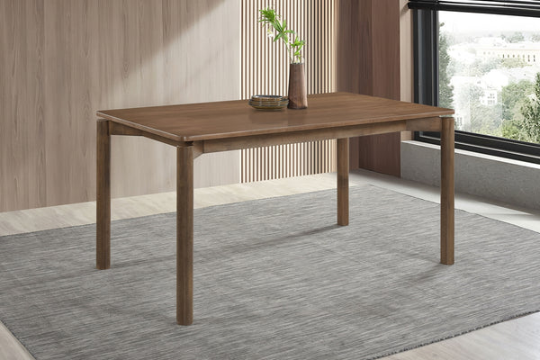 Coaster Parkridge 59-Inch Rectangular Dining Table Natural Walnut