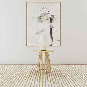 Coaster Touhy Round Solid Wood End Side Table Natural Mango