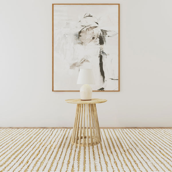 Coaster Touhy Round Solid Wood End Side Table Natural Mango