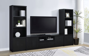 Coaster Winfield 3-Piece Entertainment Center 78-Inch Tv Stand Black