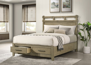 Coaster Hazlewood 59-Inch King Storage Bed Vineyard Oak
