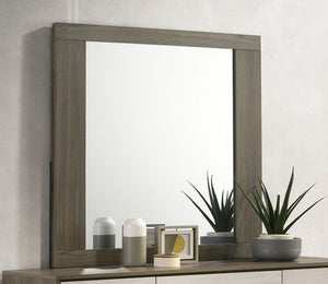 Coaster Fenwick Dresser Mirror Grey Oak