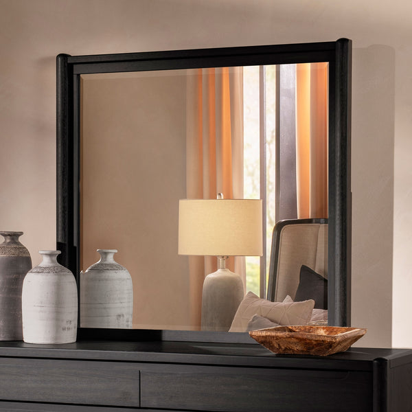 Coaster Leandro Dresser Mirror Burnished Black