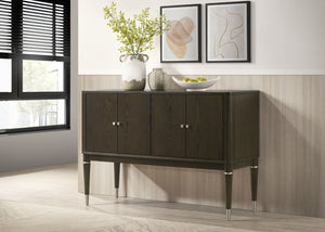 Coaster Reseda 4-Door Dining Sideboard Server With Shelves Ash Brown