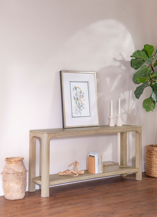 Coaster Solano 64-Inch Entryway Console Sofa Table Weathered Mango