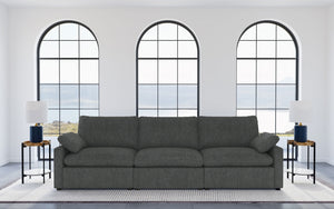 Coaster Collins Modular Power Sofa Dark Grey