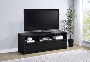Coaster Rutland 59-Inch 3-Drawer Tv Stand Media Console Black