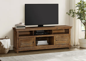 Coaster Payne 70-Inch Tv Stand Media Console Distressed Brown
