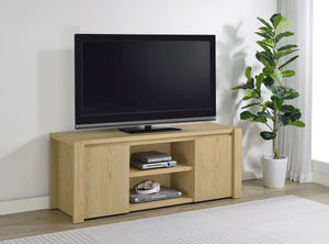 Coaster Laurelton 60-Inch 2-Door Tv Stand Media Console Light Oak
