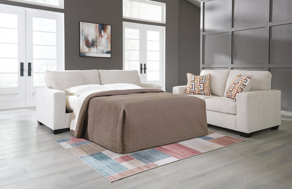 Aviemore Queen Fabric Stationary Sofa Sleeper Stone