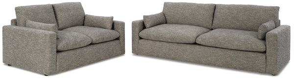 Dramatic Sofa & Loveseat Granite