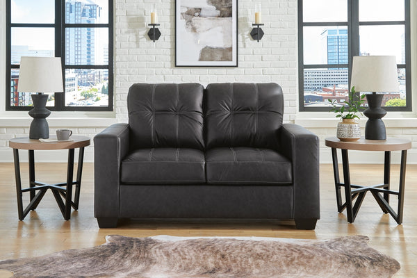 Barlin Mills Stationary Loveseat Carbon