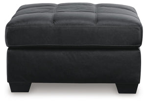 Barlin Mills Recliner & Oversized Accent Ottoman Carbon