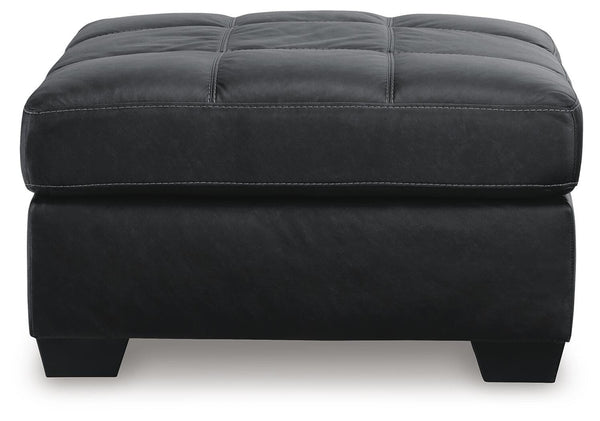 Barlin Mills Recliner & Oversized Accent Ottoman Carbon