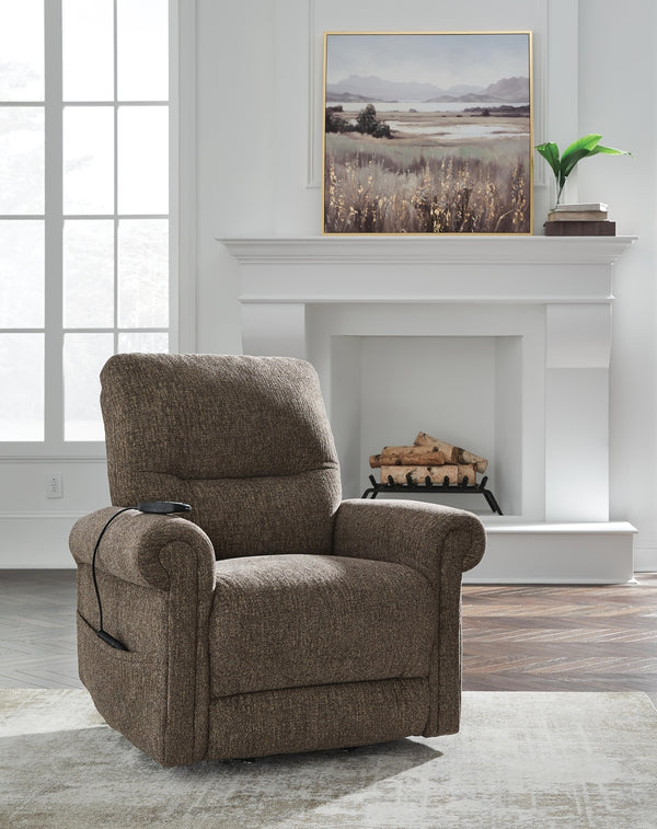 Aureta Power Lift Heat & Massage Recliner Earth