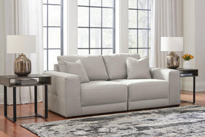 Next-Gen Gaucho 2-Piece Stationary Sectional Stationary Loveseat Gray