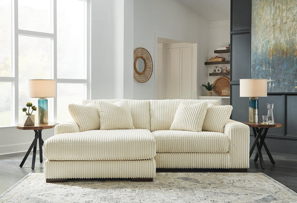 Lindyn 2-Piece Sectional with Chaise Ivory