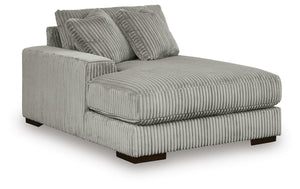 Lindyn 4-Piece Sectional with Chaise Fog