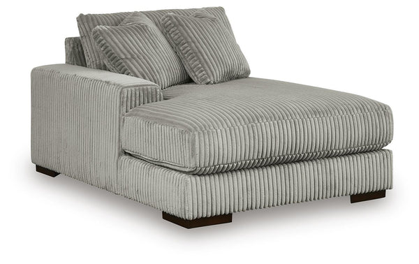 Lindyn 4-Piece Sectional with Chaise Fog