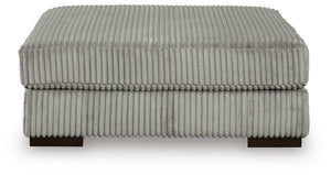 Lindyn 5-Piece Sectional & Ottoman Fog