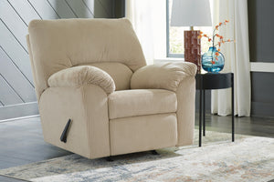 SimpleJoy Manual Rocker Recliner Sand