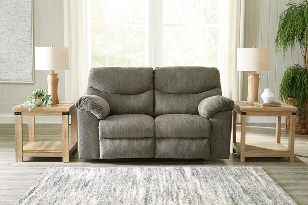 Alphons Manual Reclining Loveseat Putty
