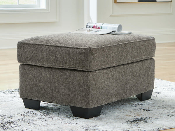 Olten Fabric Ottoman Graphite