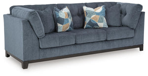Maxon Place Fabric Stationary Sofa Navy