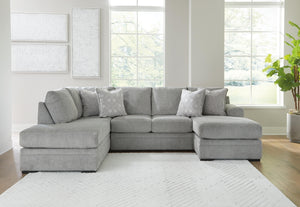 Casselbury 2-Piece Stationary Sectional with Chaise Cement