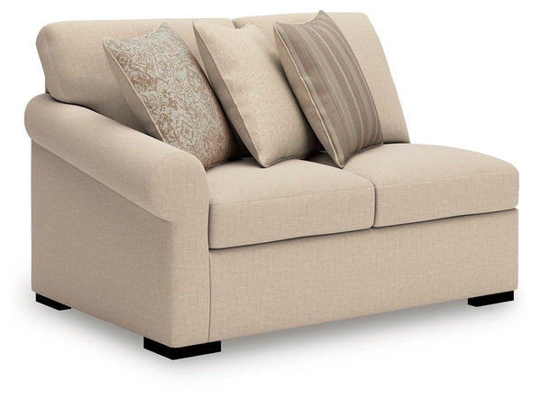 LadyMae Stationary 3-Piece Sectional Twill