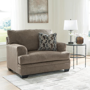 Stonemeade Oversized Stationary Fabric Chair Nutmeg